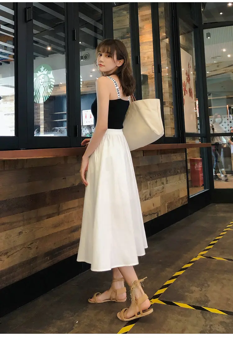 French High-Waisted Black Skirt for Women 2023 — feature 19