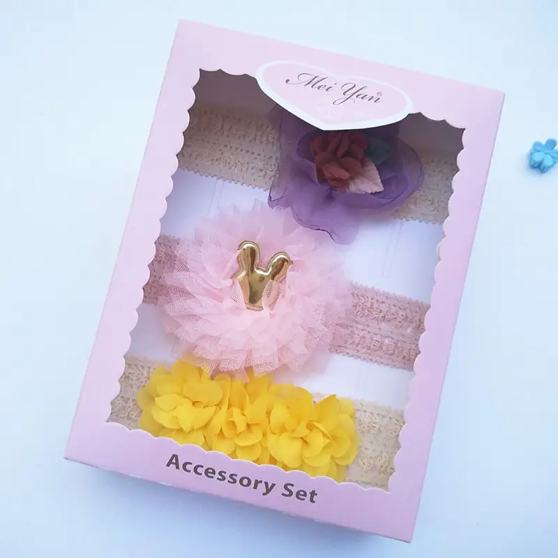 Baby Hair Accessories Set with Crown & Bow