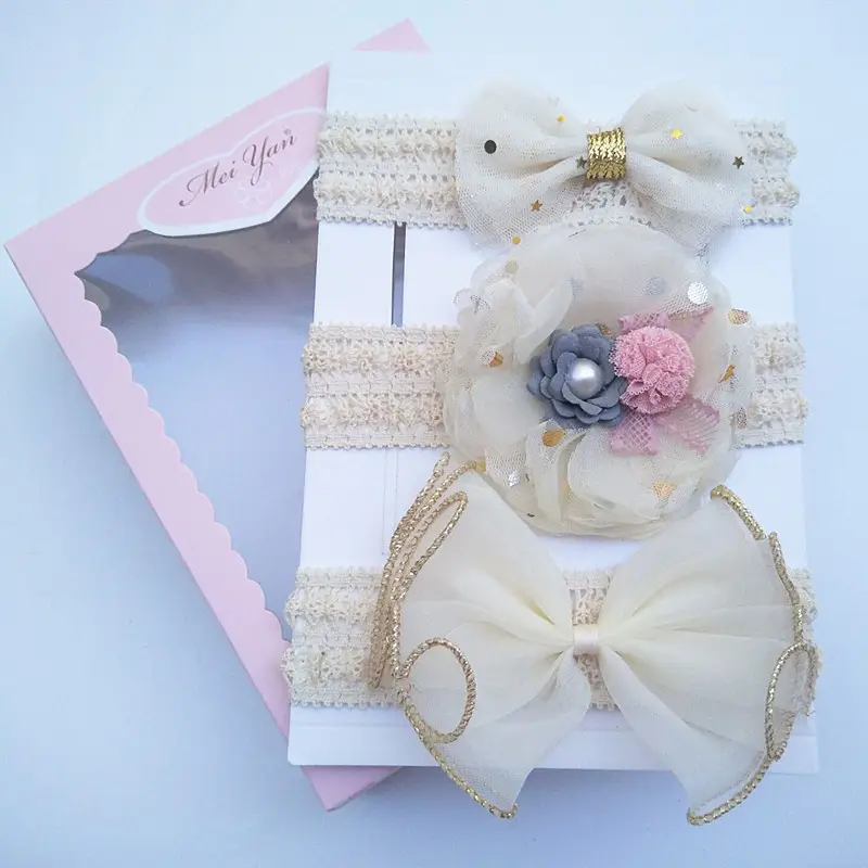 Baby Hair Accessories Set with Crown & Bow