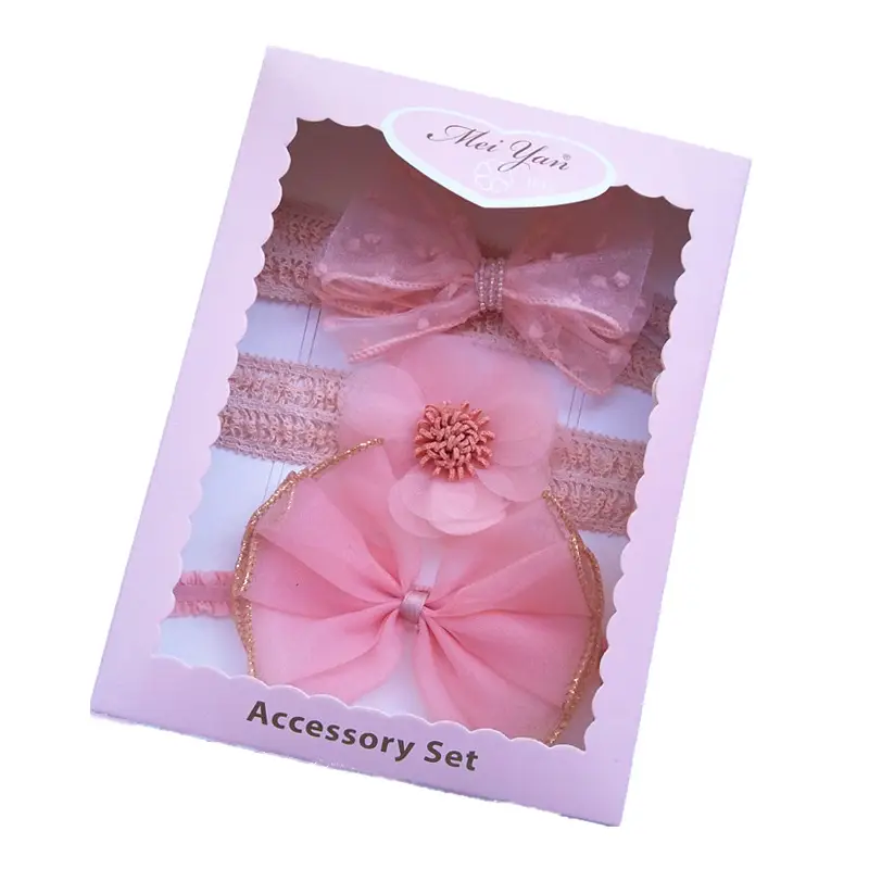 Baby Hair Accessories Set with Crown & Bow