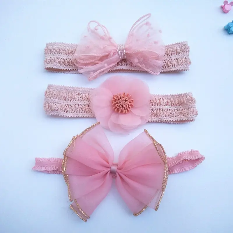 Baby Hair Accessories Set with Crown & Bow