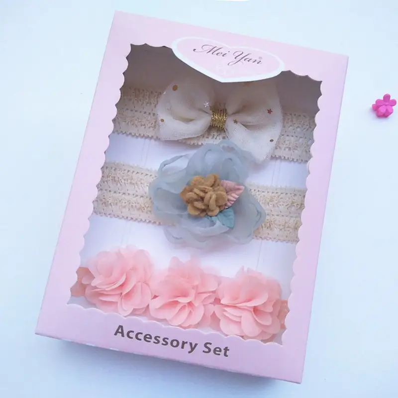 Baby Hair Accessories Set with Crown & Bow