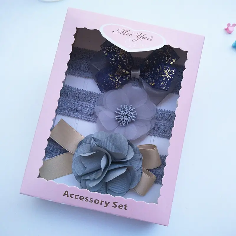 Baby Hair Accessories Set with Crown & Bow