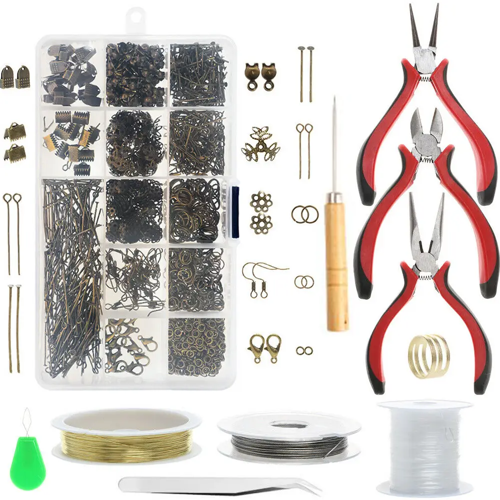1010pc Needle Loop Buckle Accessories DIY Bracelet Making Tools - Image 3