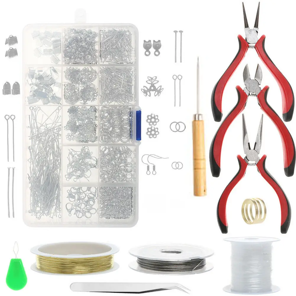 1010pc Needle Loop Buckle Accessories DIY Bracelet Making Tools - Image 5