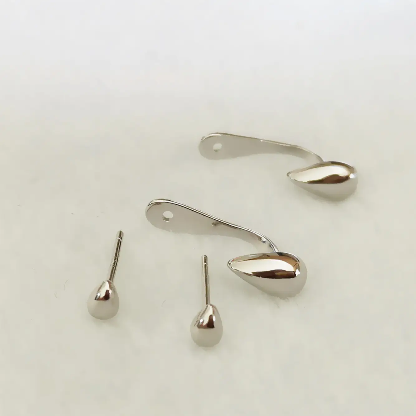 S925 Silver Drop Earrings Set for Women - Image 4