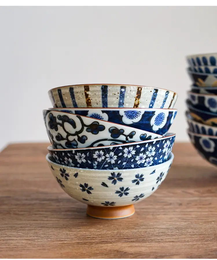 Japanese Imported Ceramic Rice Bowl Microwaveable Anti-Scalding — feature 6