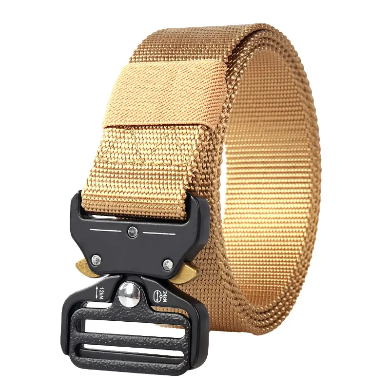 Zinc Alloy Cobra Buckle Tactical Belt for Men - Image 3
