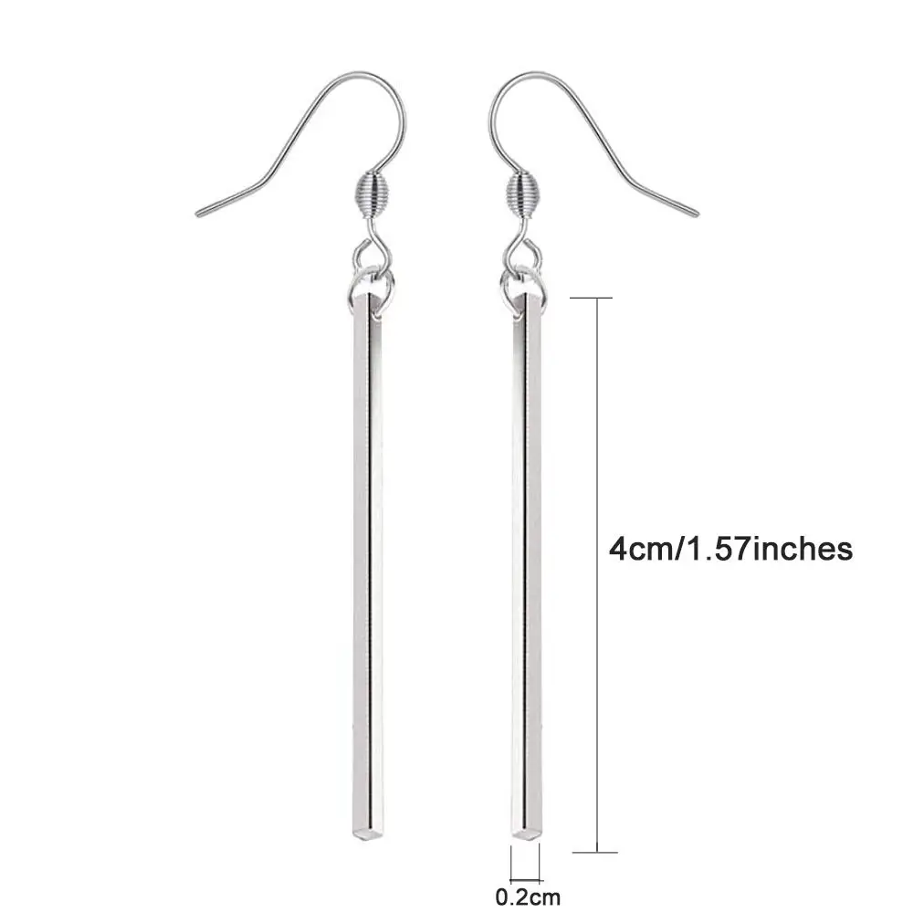 Long Tassel French Buckle Earrings for Girls