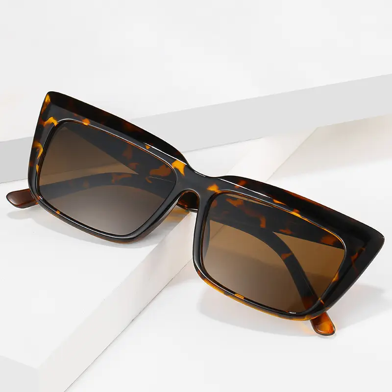 Purple Square Frame Sunglasses European American Fashion - Image 7