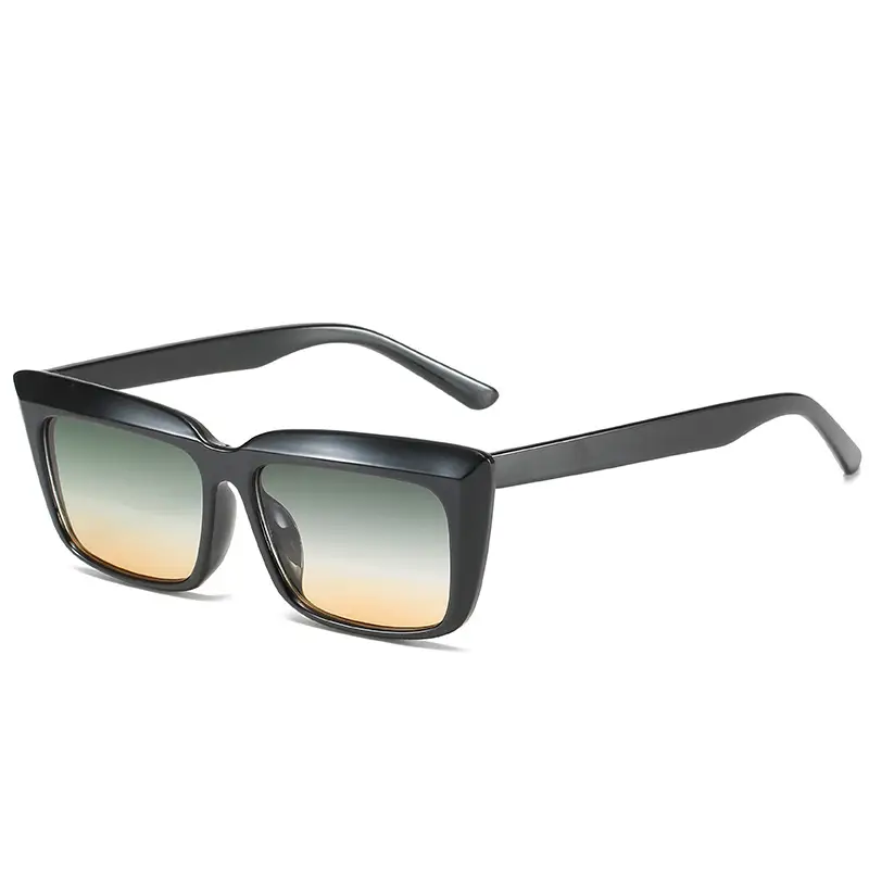 Purple Square Frame Sunglasses European American Fashion - Image 2