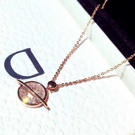 Japanese & Korean Trend Classic Rhinestone Clavicle Necklace - Image 7