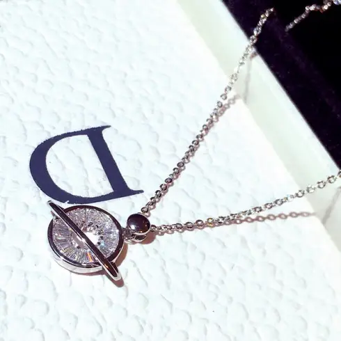 Japanese & Korean Trend Classic Rhinestone Clavicle Necklace - Image 2