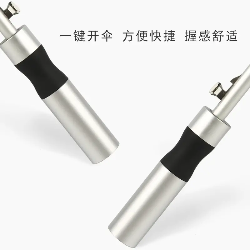 Ultra-Light Aluminum Golf Umbrella Black 4S - Image 5