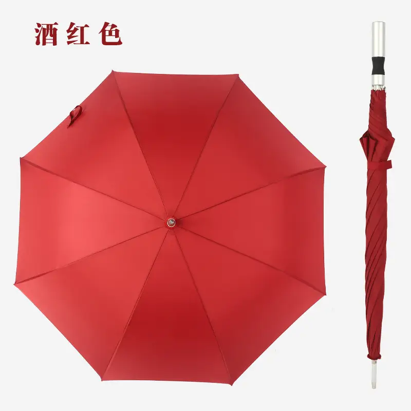 Ultra-Light Aluminum Golf Umbrella Black 4S - Image 3