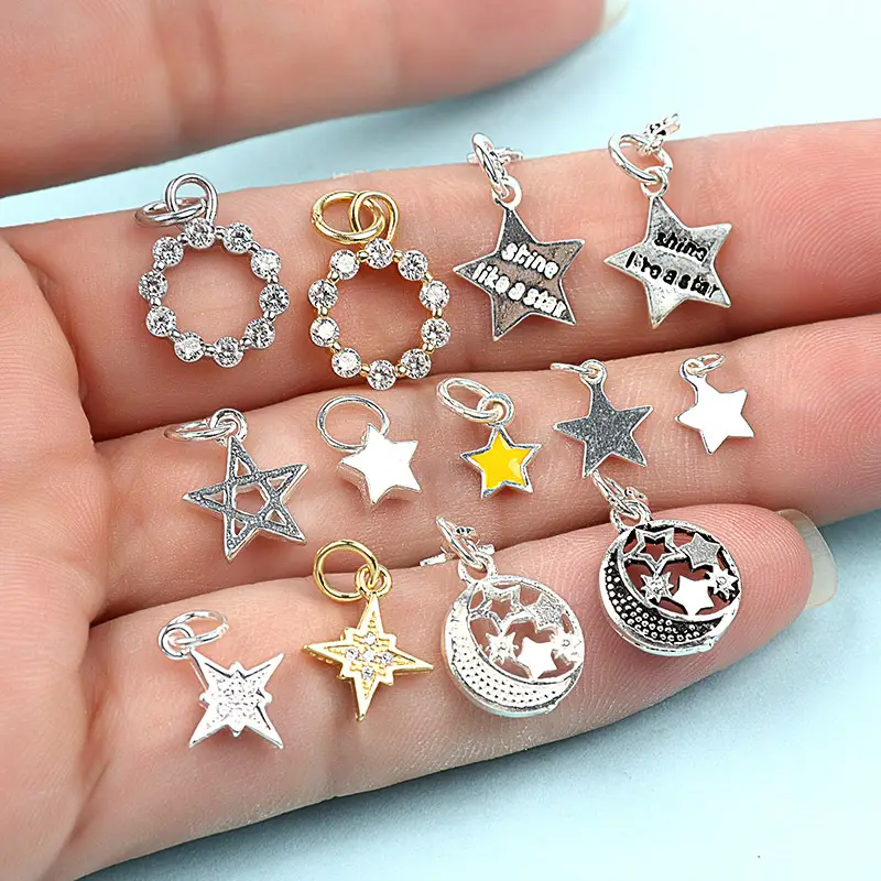S925 Silver Star & Moon Jewelry Set for Women - Image 12