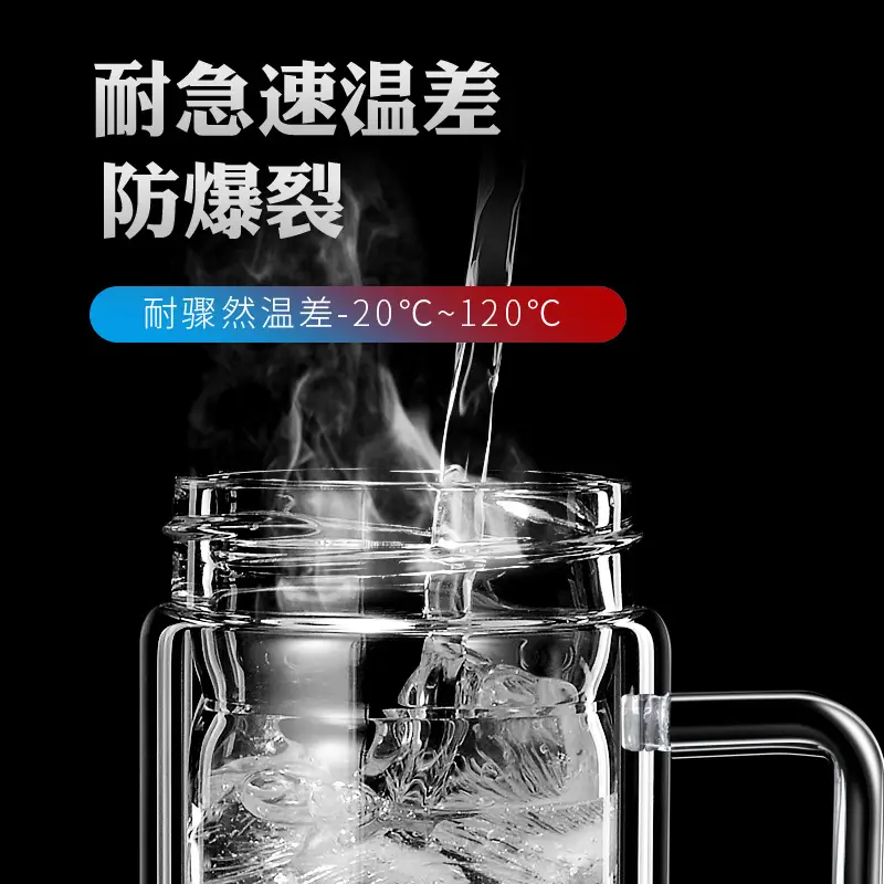 Double Glass Bubble Cup High Temp Glass Cup Wholesale