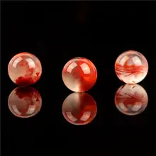 Natural South Red Agate Scattered Beads Carved Lotus Beads — feature 3