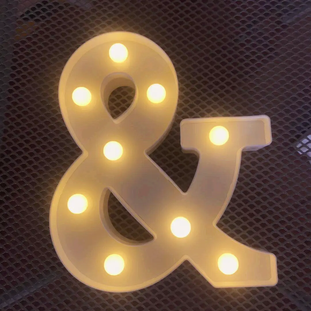 Digital LED Letter Lamp for Home Decor - Image 27