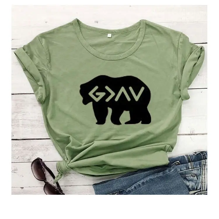 GAAV Elephant Print Women Grey T-Shirt