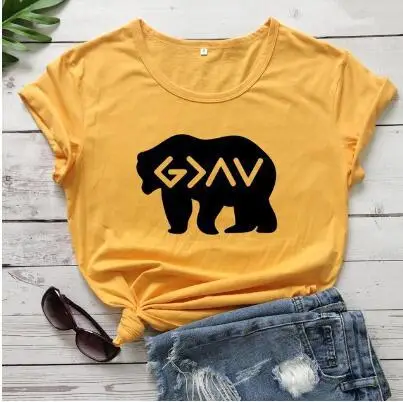 GAAV Elephant Print Women Grey T-Shirt