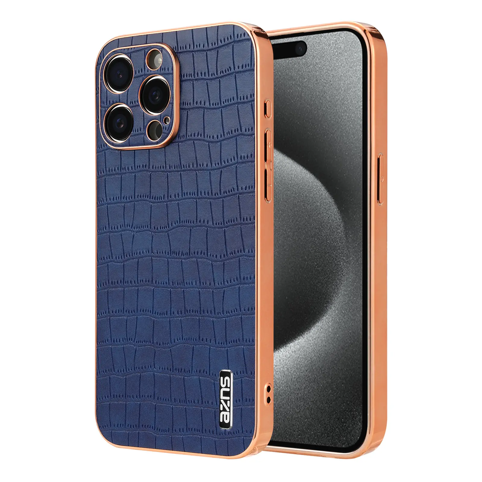 Apple iPhone 17 Pro Max Croc Leather Mobile Case - Image 10