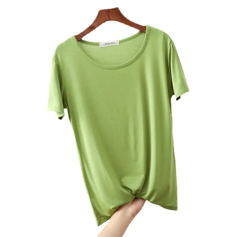Women's Korean Style Loose T-Shirt Modal Short Sleeve