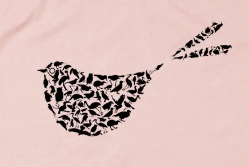 Yellow Butterfly Print T-Shirt Short Sleeve