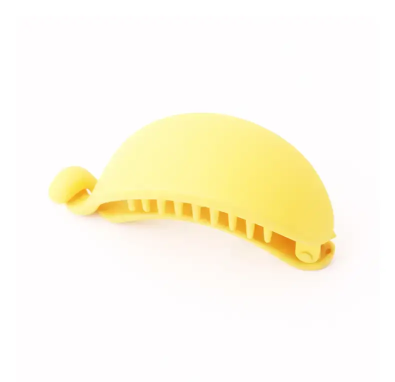 Black Matte Rubber Hair Clip for Ponytail Hold — feature 4