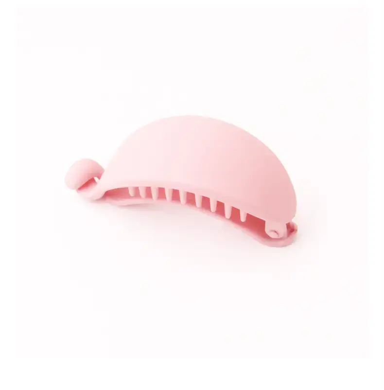Black Matte Rubber Hair Clip for Ponytail Hold — feature 5