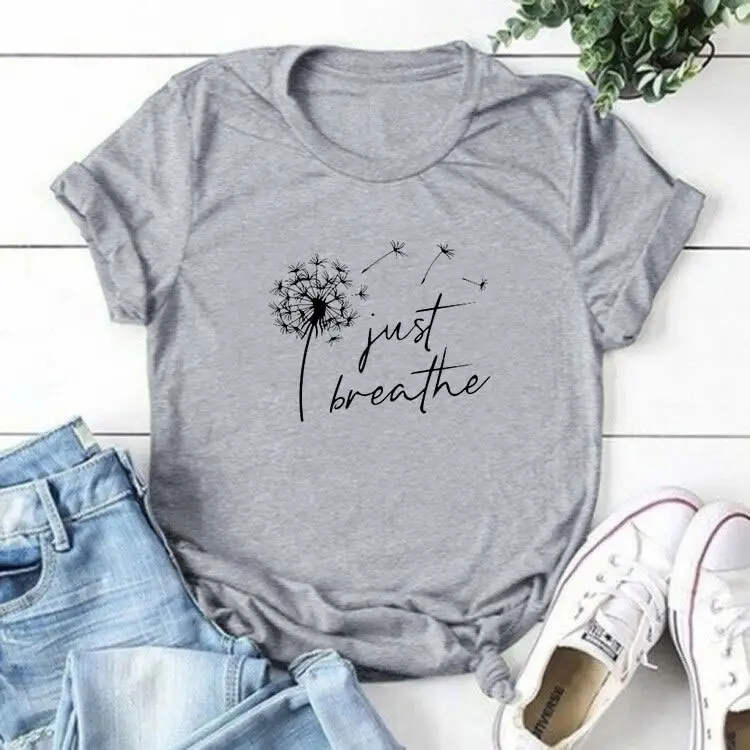 Black Dandelion Print Short Sleeve T-Shirt - Image 3