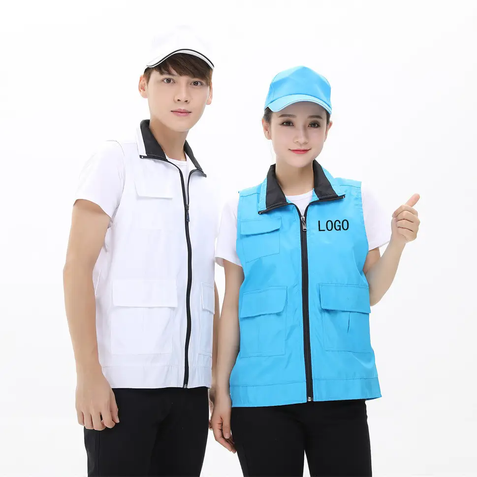 Blue Reflective Vest for Volunteers Large Scale Welfare - Image 16