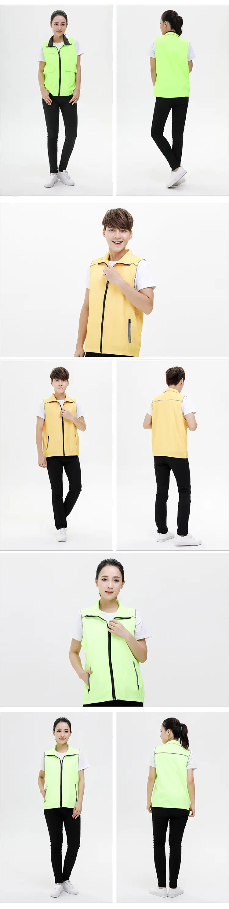 Blue Reflective Vest for Volunteers Large Scale Welfare — feature 4