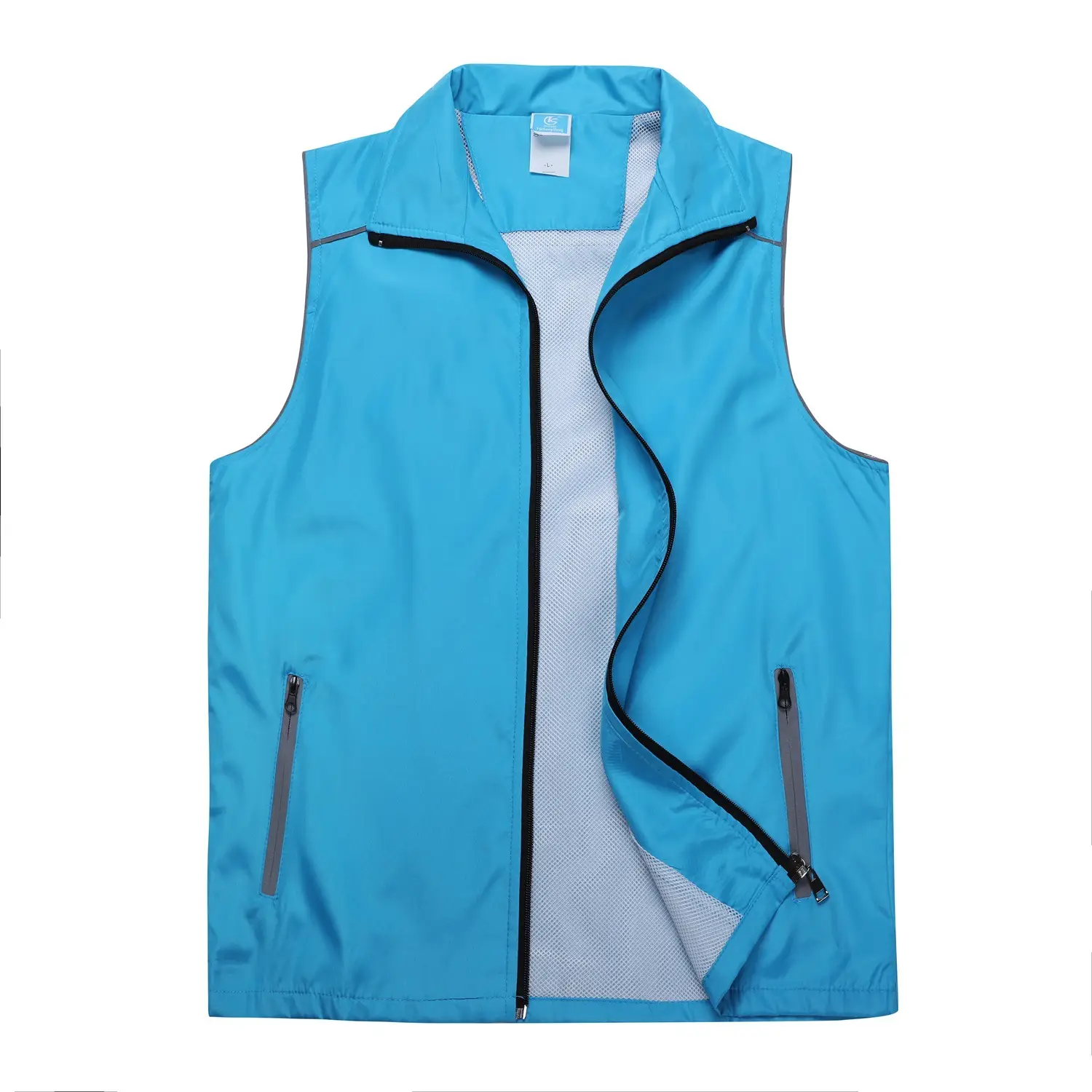 Blue Reflective Vest for Volunteers Large Scale Welfare - Image 11