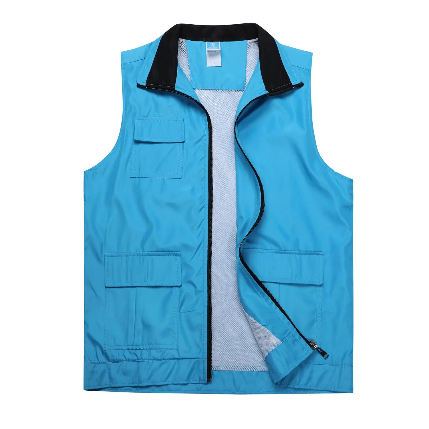 Blue Reflective Vest for Volunteers Large Scale Welfare - Image 5