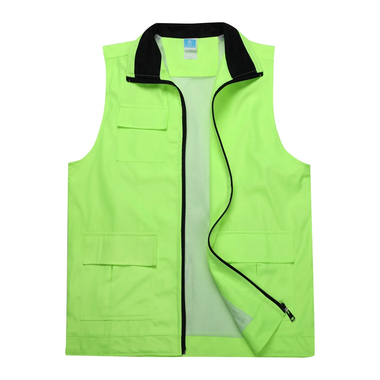 Blue Reflective Vest for Volunteers Large Scale Welfare - Image 6