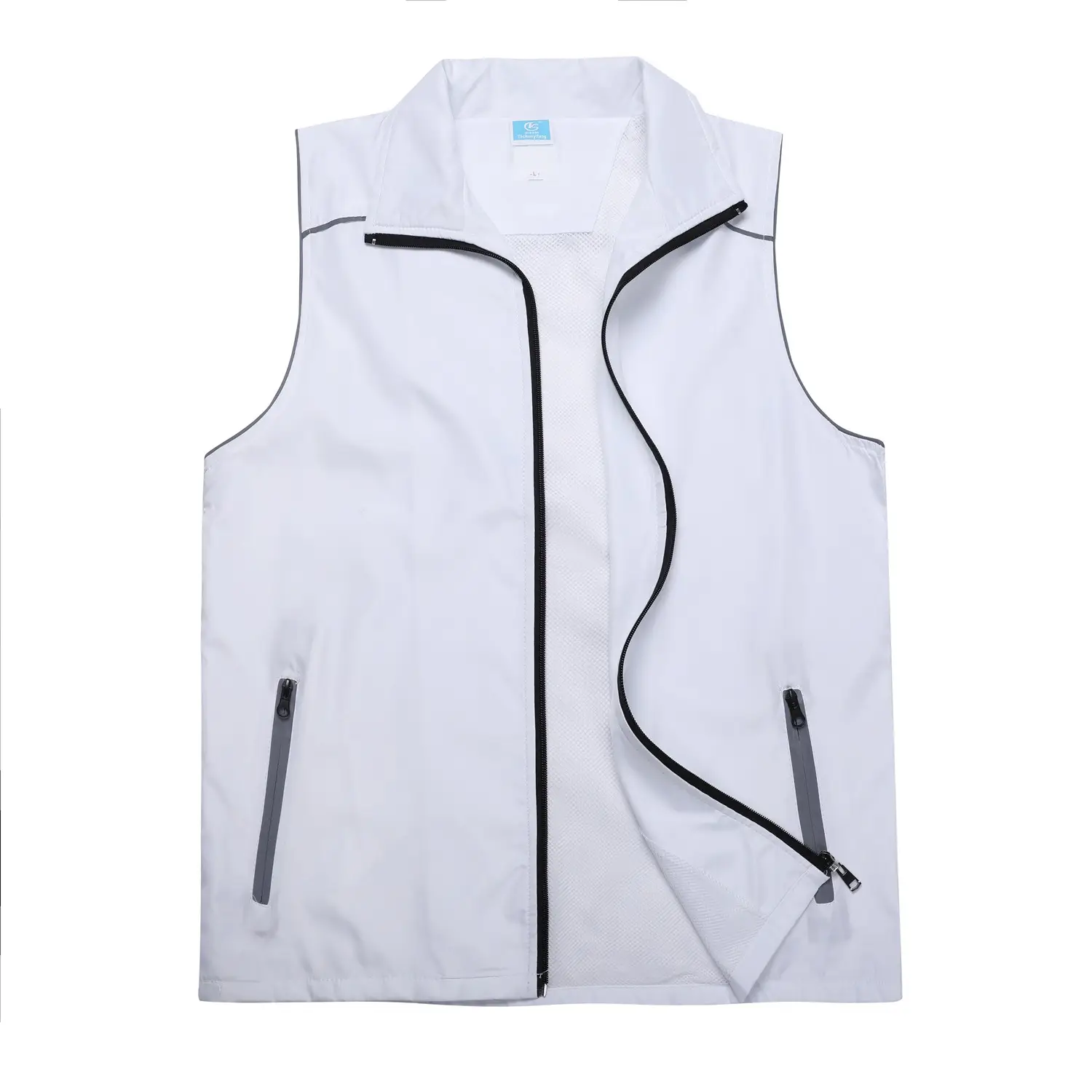 Blue Reflective Vest for Volunteers Large Scale Welfare - Image 7