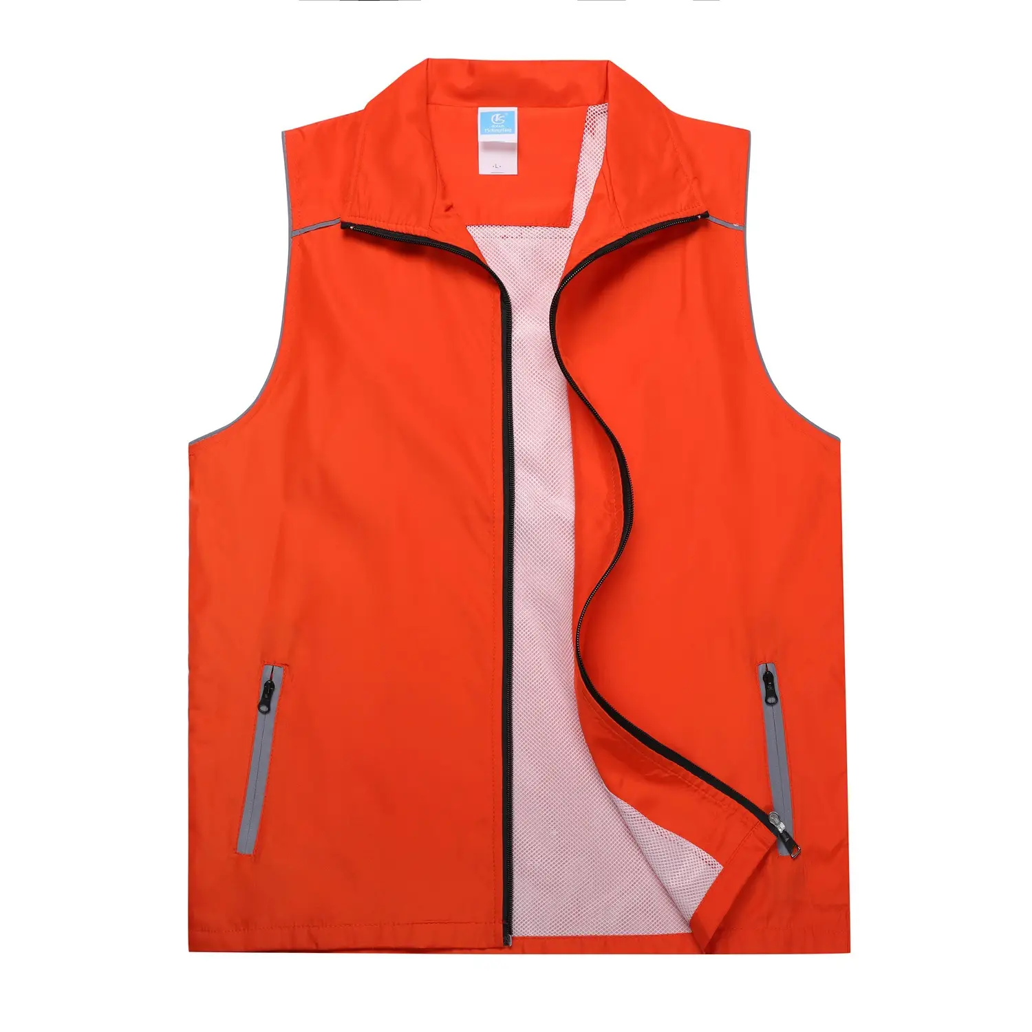 Blue Reflective Vest for Volunteers Large Scale Welfare - Image 8