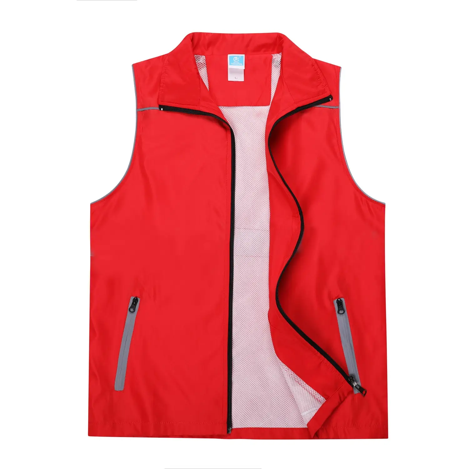 Blue Reflective Vest for Volunteers Large Scale Welfare - Image 9
