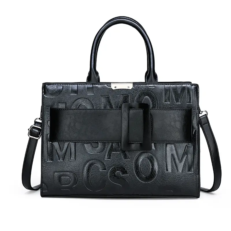 Women's Letter Pattern Shoulder Bag Red 2021 - Image 2
