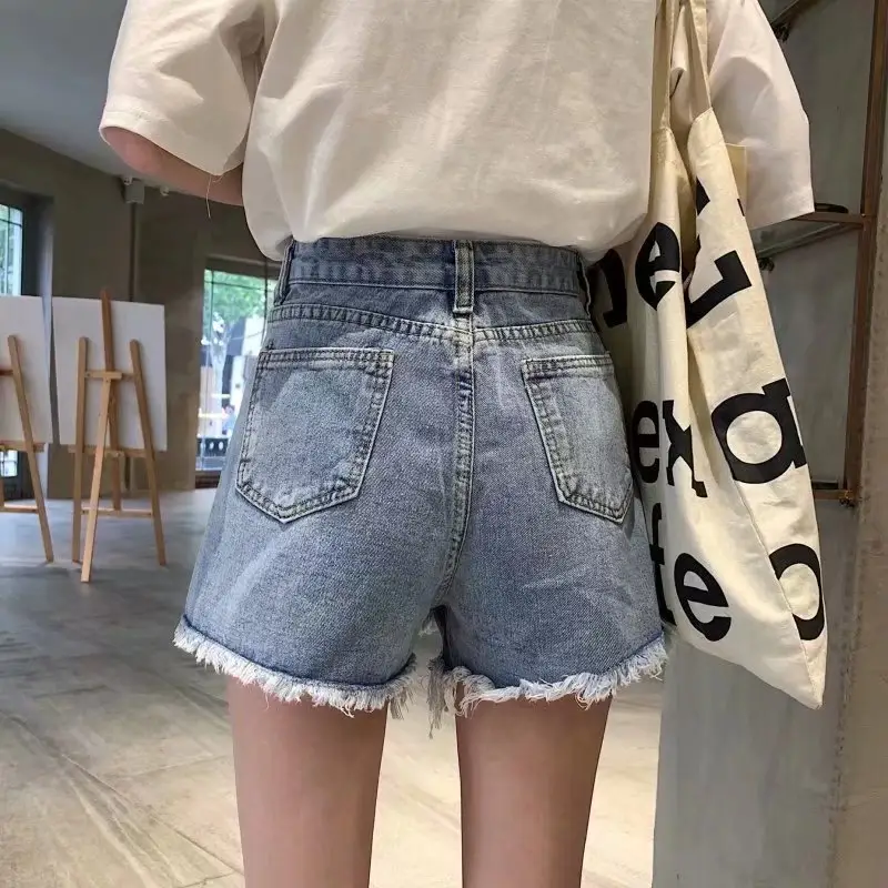 Women High Waist Denim A-Line Skirt Set — feature 4
