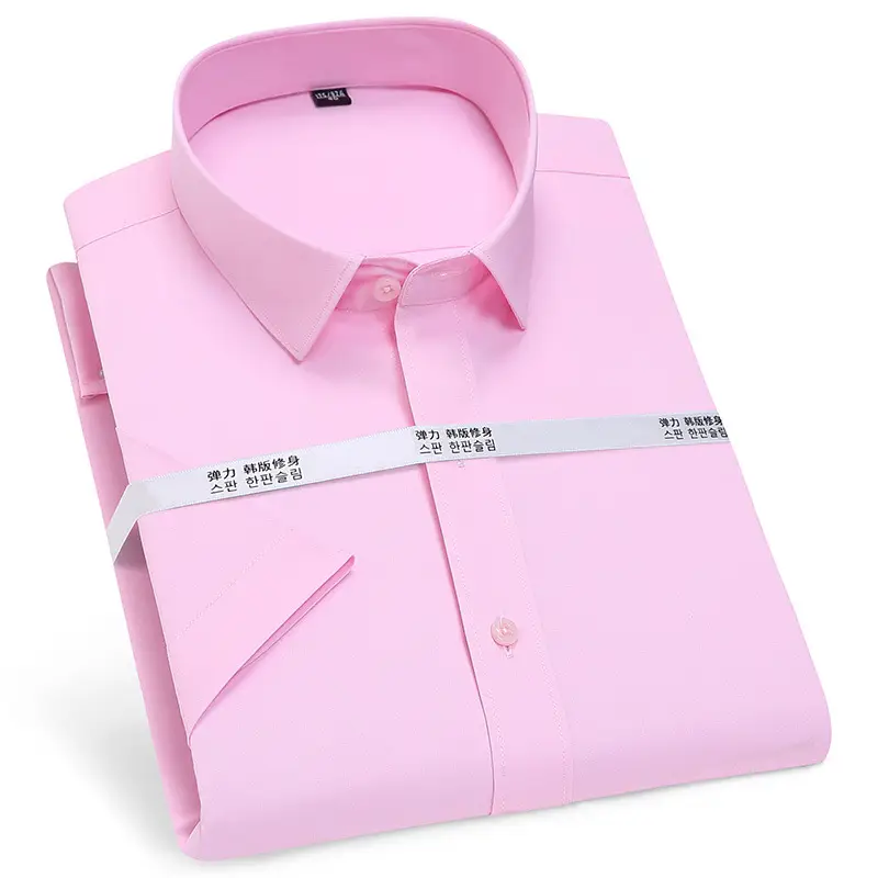 Men's Black Slim Fit Shirt with Elastic Waistband - Image 8