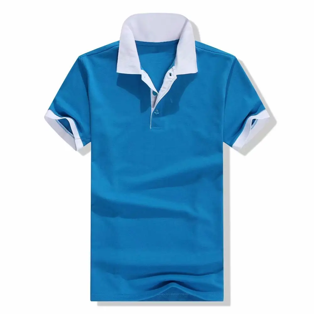 Men Red Polo T-Shirt Short Sleeve Casual Wear