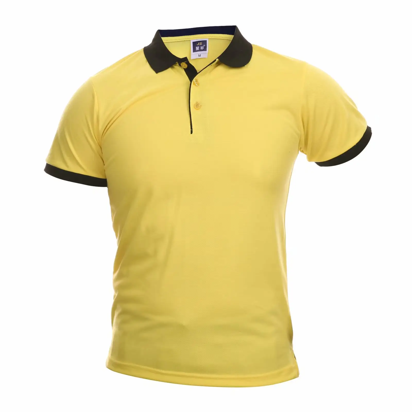 Men Red Polo T-Shirt Short Sleeve Casual Wear