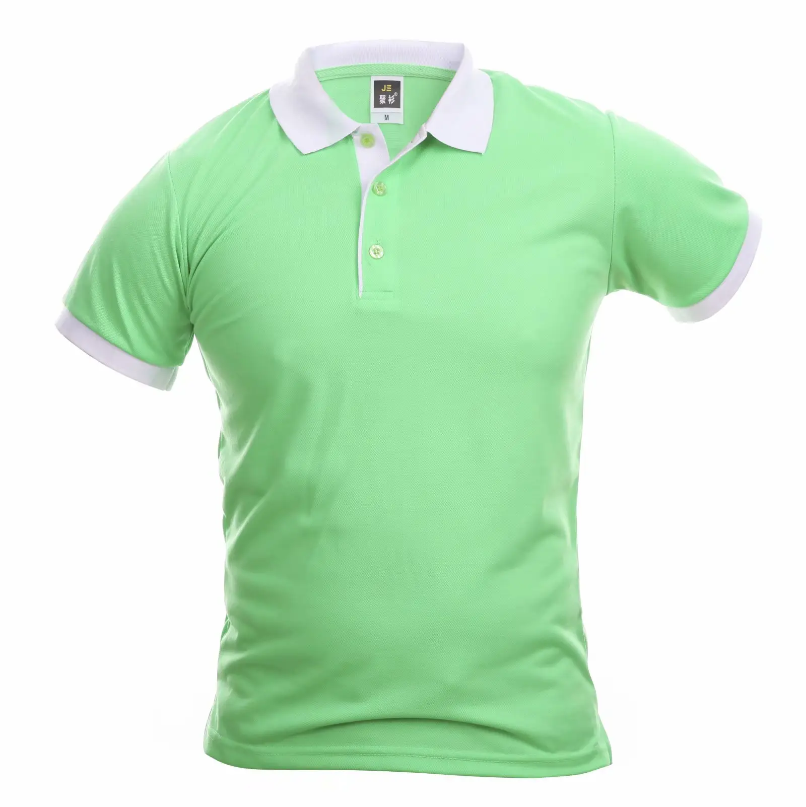 Men Red Polo T-Shirt Short Sleeve Casual Wear