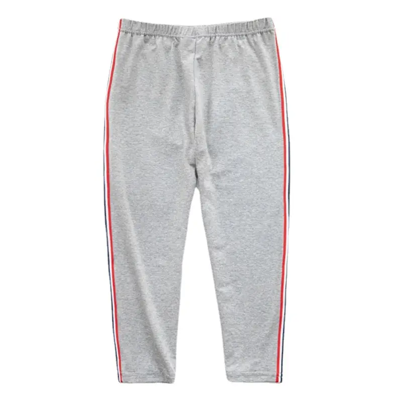 Women White Leggings Red Trim Capri Pants 50/90 - Image 10