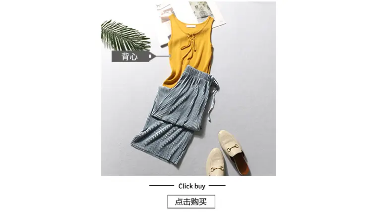 2025 Loose Wide Leg Chiffon Trousers Ice Silk Women — feature 14