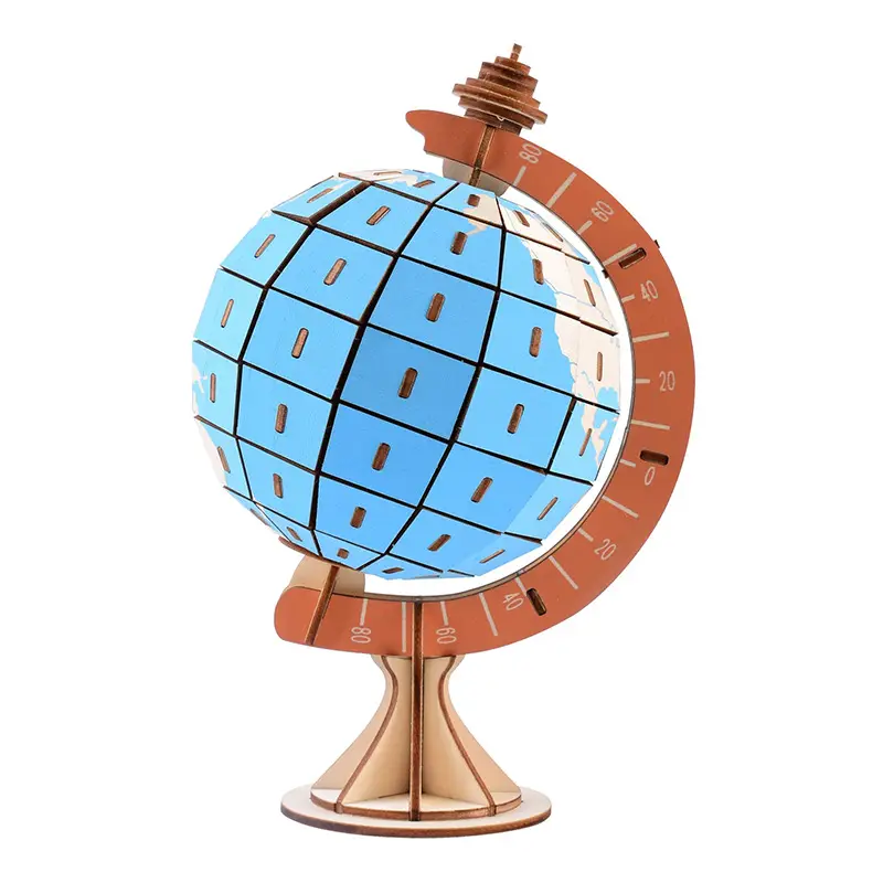 3D Wooden Street Stall Building Blocks for Kids - Image 37