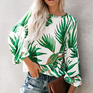 Dark Blue Floral Printed One-Piece Shorts Set — feature 15