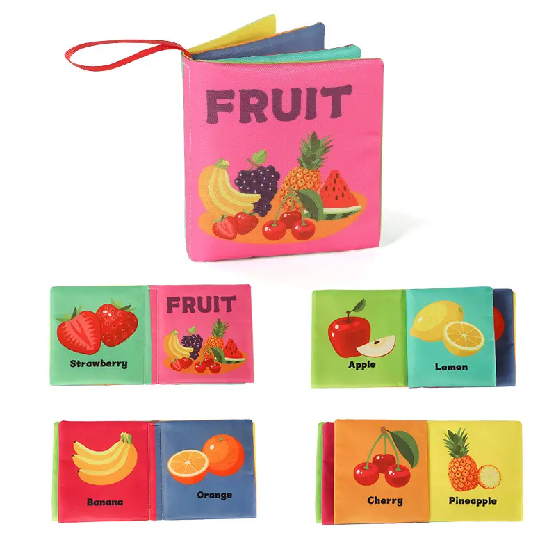 Baby Cloth Book 0-3 Yrs Vegetable Series - Image 40
